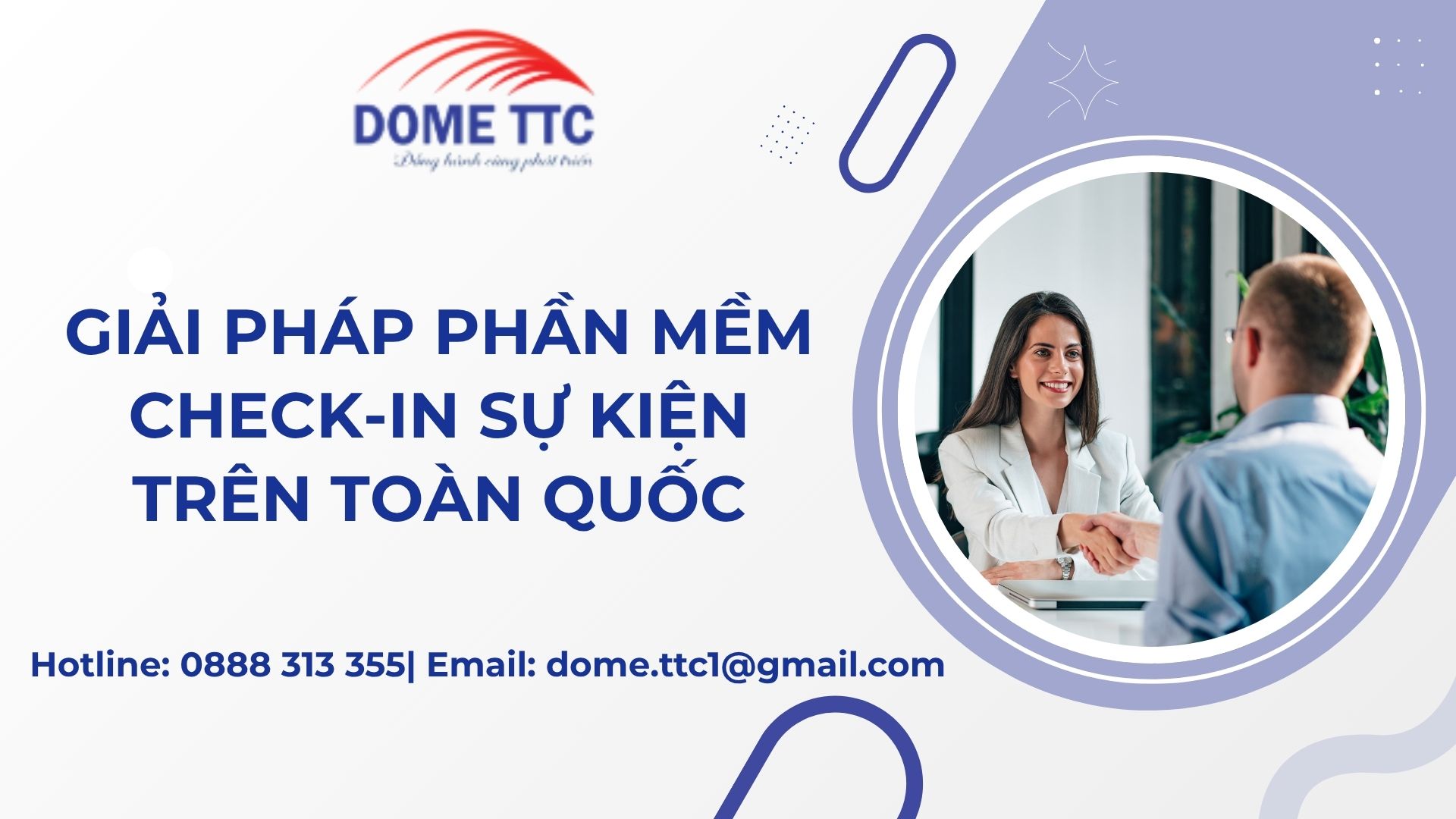 Domettc cung cấp giải pháp phần mềm check-in sự kiện trên toàn quốc