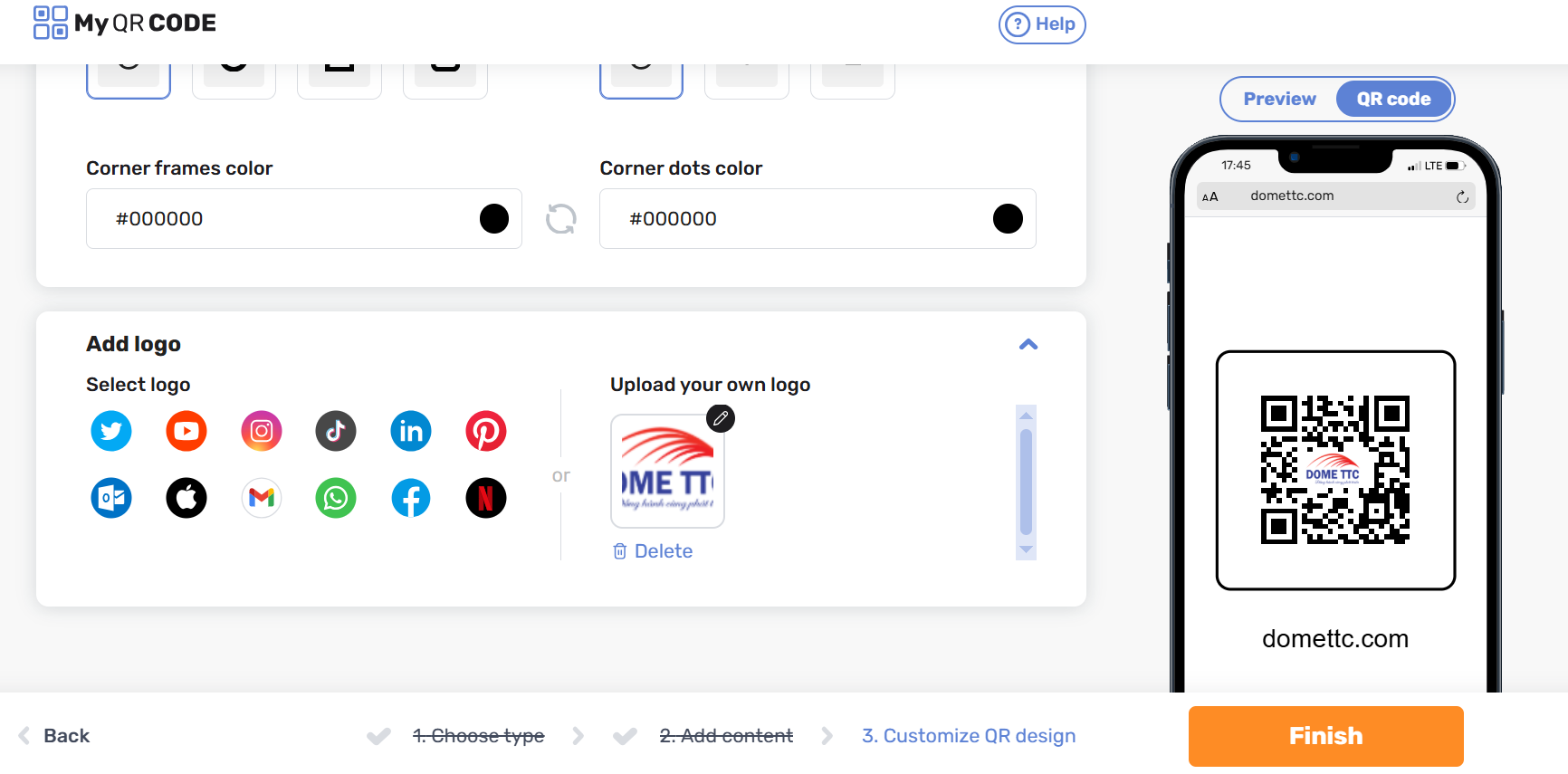 Thiết kế kiểu mã code yêu thích