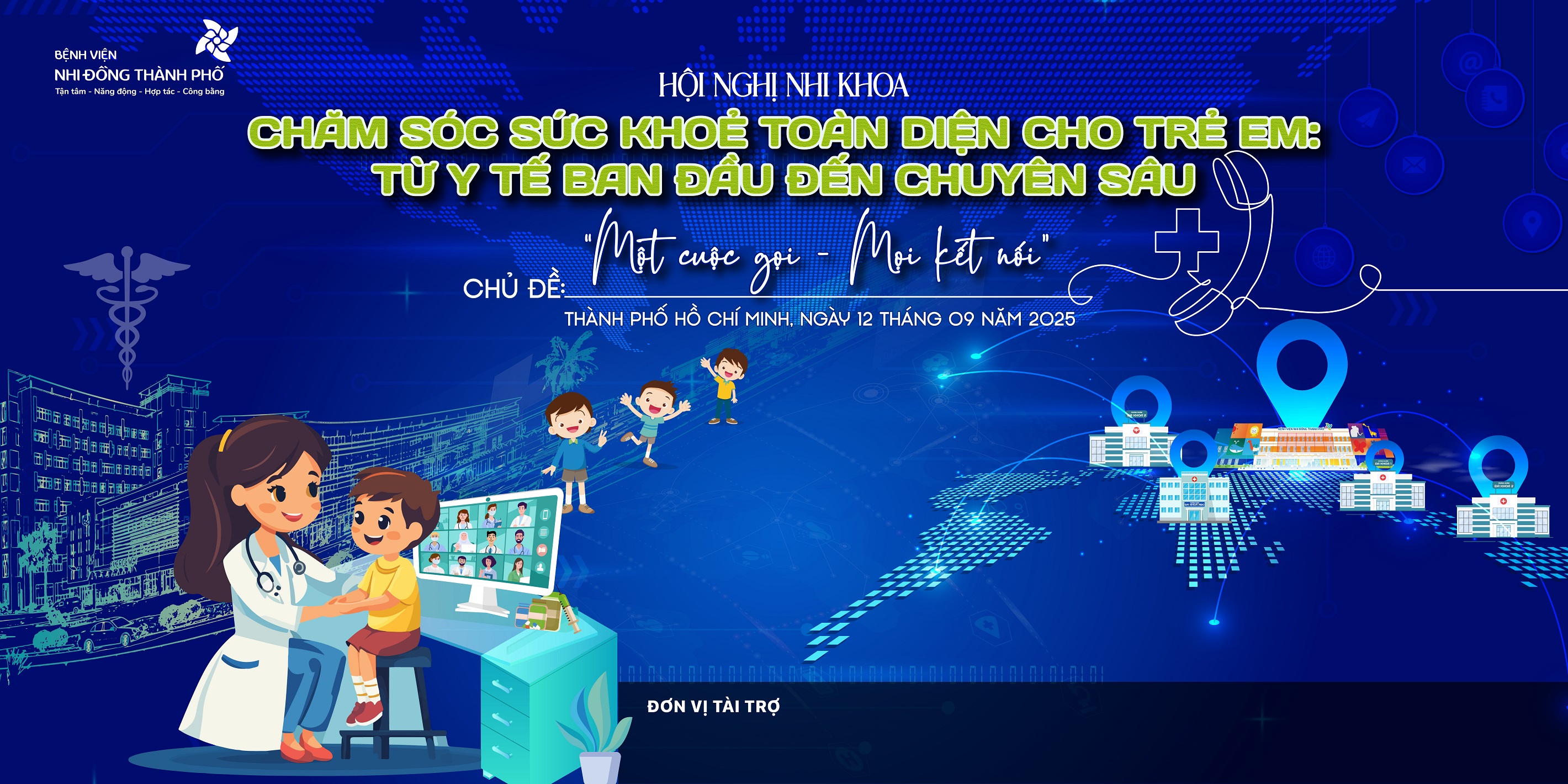 Hội nghị Chăm sóc sức khỏe toàn diện cho trẻ em (TP.HCM) – Giải pháp sự kiện y khoa chuyên nghiệp