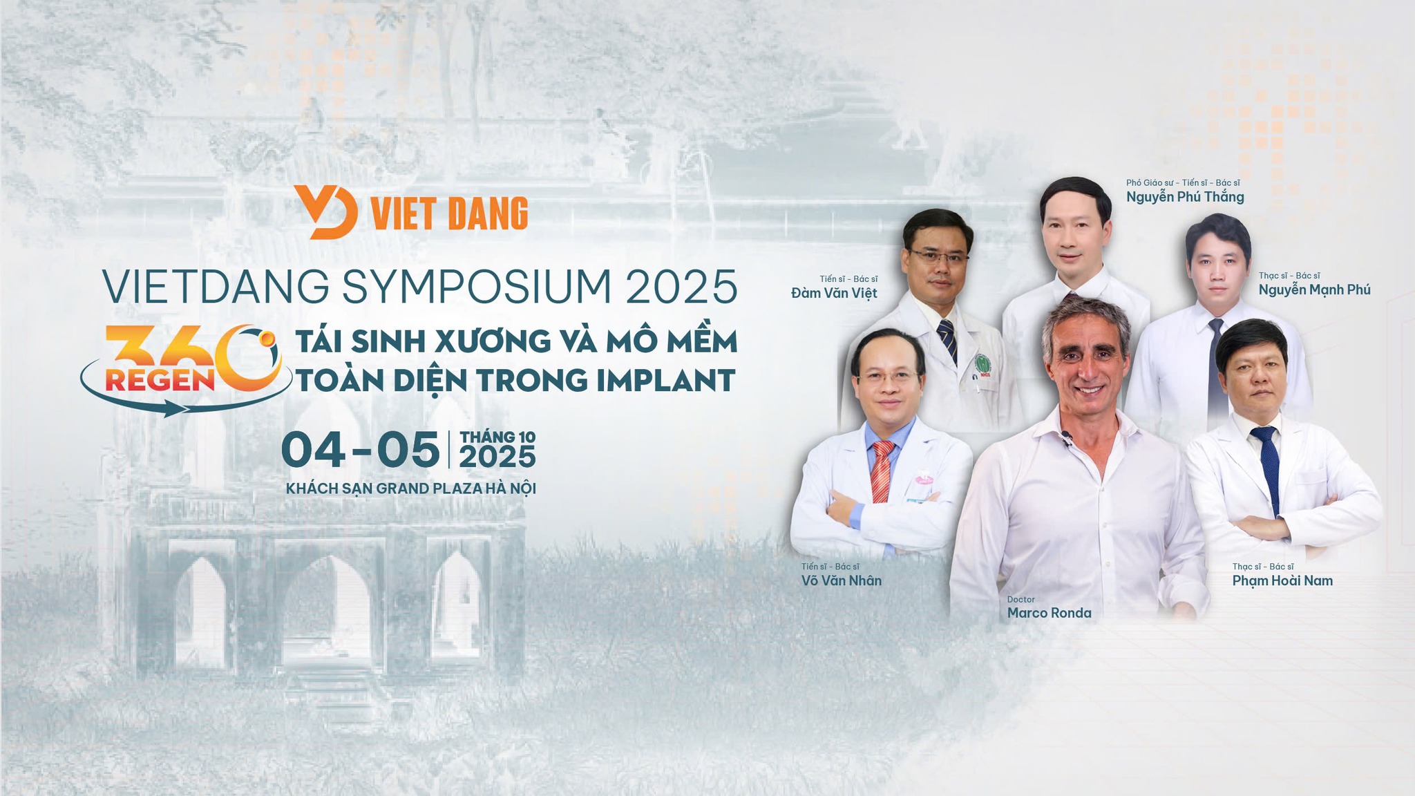 VietDang Symposium 2025 – REGEN 360°: Hội thảo Implant toàn diện với công nghệ sự kiện hiện đại