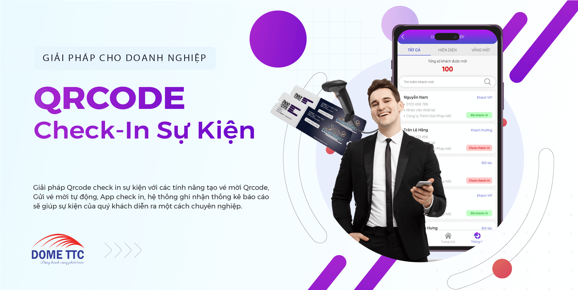 Giải pháp check-in sự kiện bằng mã QR: Tối ưu quy trình đón tiếp cho doanh nghiệp B2B