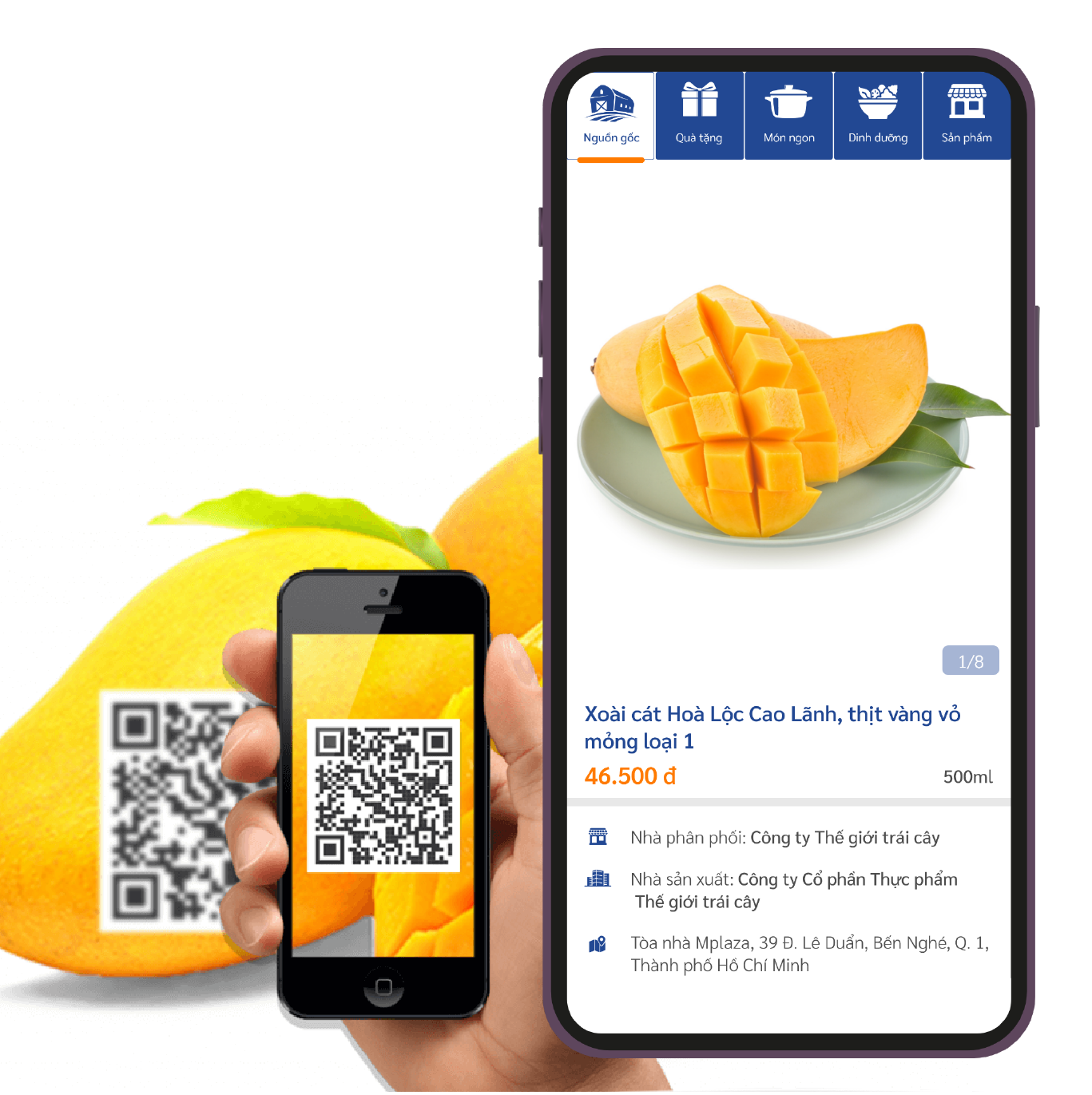 Dễ dàng tùy chỉnh nội dung thông tin Qrcode